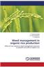 Weed Management in Organic Rice Production