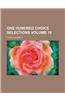 One Hundred Choice Selections Volume 18