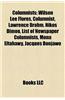 Columnists: Advice Columnists, Gossip Columnists, Ed Sullivan, Perez Hilton, Dorothy Kilgallen, Hedda Hopper, Sheela Lambert, Walt