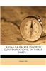 Kaina Ka Palaia: Sacred Contemplations, in Three Parts ..
