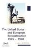 The United States and European Reconstruction: 1945-1960