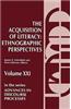 The Acquisition of Literacy: Ethnographic Perspectives