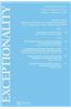 Mathematics Instruction for Students with Disabilities: A Special Issue of Exceptionality