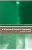 Glossary of Cognitive Linguistics