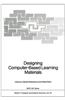 Designing Computer-Based Learning Materials