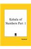 Kabala of Numbers Part 1