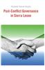 Post-Conflict Governance in Sierra Leone