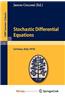 Stochastic Differential Equations