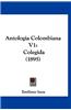 Antologia Colombiana V1: Colegida (1895)