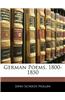 German Poems, 1800-1850
