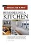 Remodeling a Kitchen