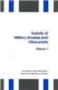Toxicity of Military Smokes and Obscurants: Volume 1