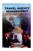 Travel Agency Management: An Introductory Text
