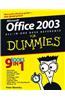 Office 2003 All-in-one Desk Reference for Dummies