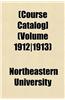 [Course Catalog] Volume 1912/1913