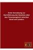 Erste Verordnung Zur Durchfuhrung Des Gesetzes Uber Den Finanzausgleich Zwischen Bund Und Landern