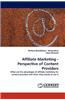 Affiliate Marketing - Perspective of Content Providers