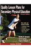 Quality Lesson Plans for Secondary Physical Education [With CDROM]