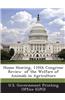 House Hearing, 110th Congress: Review of the Welfare of Animals in Agriculture