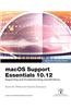 Macos Support Essentials 10.12: Supporting and Troubleshooting Macos Sierra