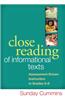 Close Reading of Informational Texts