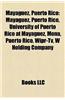 Mayaguez, Puerto Rico: University of Puerto Rico at Mayaguez, Mona, Puerto Rico, Wipr-TV, Virgin of Candelaria, W Holding Company