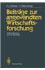 Beitrage zur Angewandten Wirtschaftsforschung