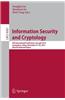 Information Security and Cryptology