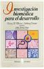 Investigacin Biom'dica Para El Desarrollo