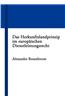Herkunftslandprinzip Im Europ Ischen Dienstleistungsrecht