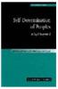 Self-Determination of Peoples