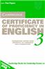 Cambridge Certificate of Proficiency in English 3 Audio Cassette Set (2 Cassettes): Examination Papers from University of Cambridge ESOL Examinations