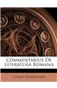 Commentarius de Literatura Romana