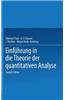 Einfuhrung in Die Theorie Der Quantitativen Analyse