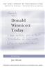 Donald Winnicott Today