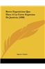 Breve Exposicion Que Hace a la Corte Suprema de Justicia (1898)