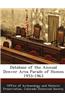 Database of the Annual Denver Area Parade of Homes 1953-1963