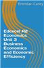 Edexcel A2 Economics Unit 3 Business Economics and Economic Efficiency