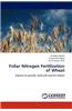 Foliar Nitrogen Fertilization of Wheat