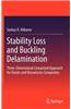 Stability Loss and Buckling Delamination: Three-Dimensional Linearized Approach for Elastic and Viscoelastic Composites