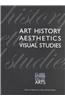 Art History, Aesthetics, Visual Studies