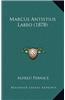 Marcus Antistius Labeo (1878)