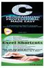 C Programming Professional Made Easy & Excel Shortcuts