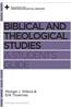 Biblical and Theological Studies: A Student's Guide