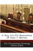 S. Hrg. 111-573: Nomination of John T. Morton