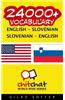 24000+ English - Slovenian Slovenian - English Vocabulary