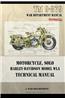 Motorcycle, Solo Harley-Davidson Model Wla Technical Manual