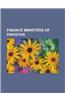 Finance Ministers of Pakistan: Nawaz Sharif, Shaukat Aziz, Ghulam Ishaq Khan, Mahbub UL Haq, Syed Mohammad Ahsan, Sartaj Aziz, Ghulam Muhammad