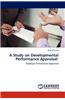 Study on Developmental Performance Appraisal