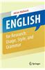 English for Academic Research: Grammar, Usage and Style